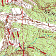 Topological map of the Devil's Kitchen area